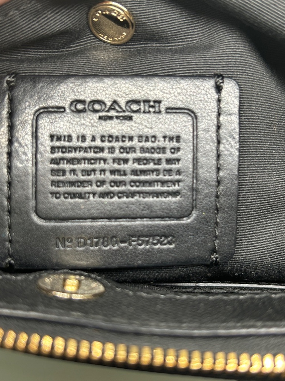 Coach Black Pebbled Leather Christie Satchel Tote Handbag Purse w/ Wallet 🌺🌺 - Picture 11 of 16